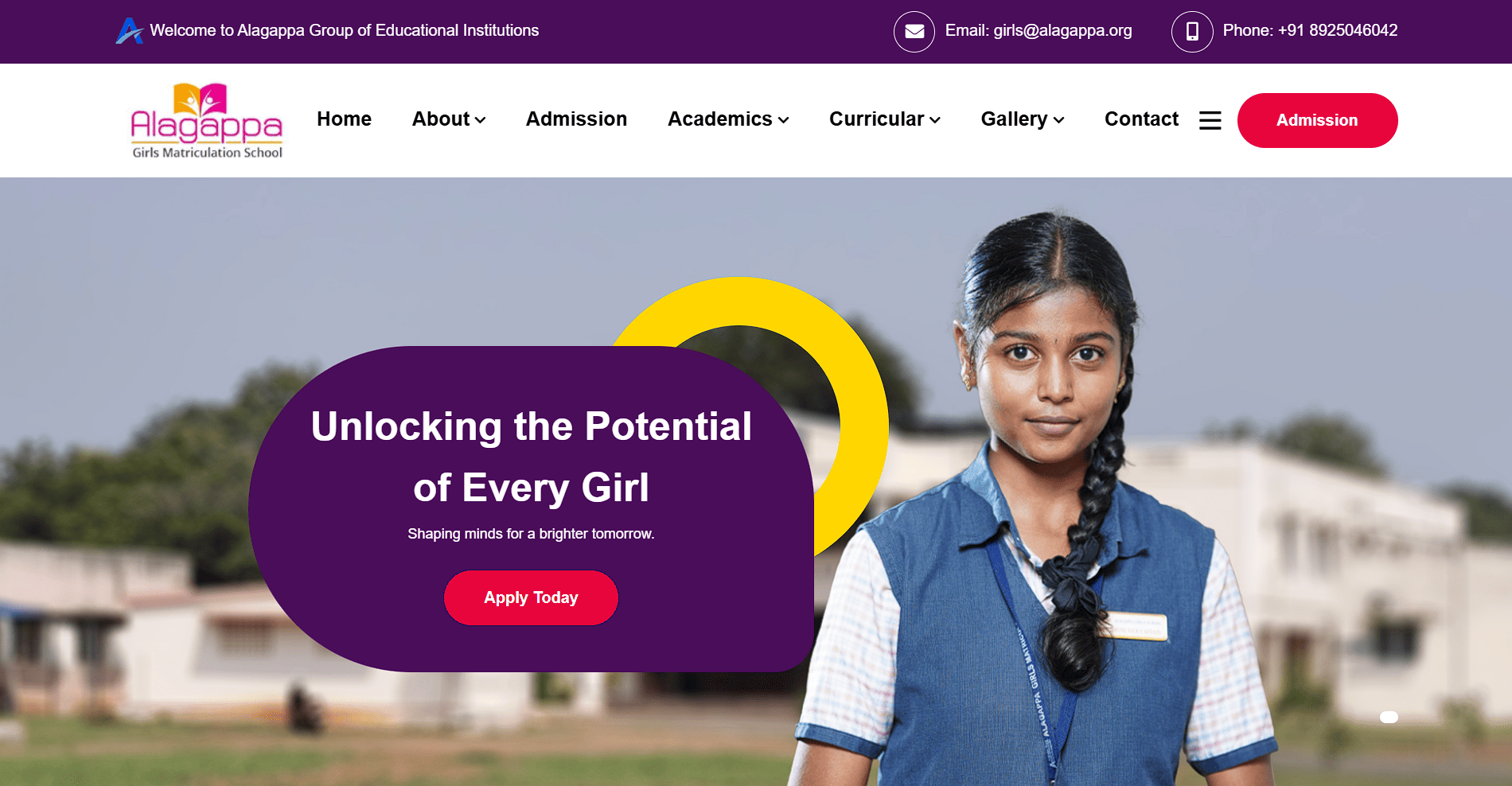 Alagappa Girls School, Karaikudi